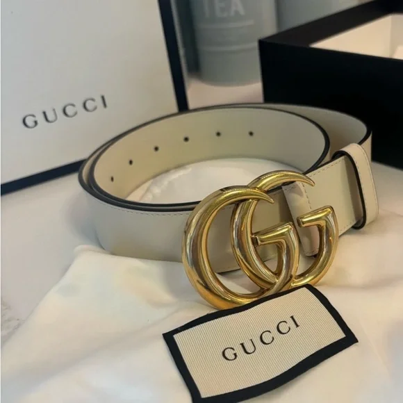 White Gucci Belt size 80
 100% authentic - Picture 6 of 11